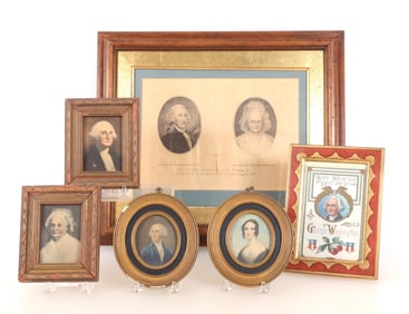 Group Washington Miniature Portraits