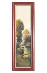 Harry Linder - River Landscape Scene