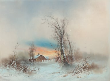William Henry Chandler - Winter Scene