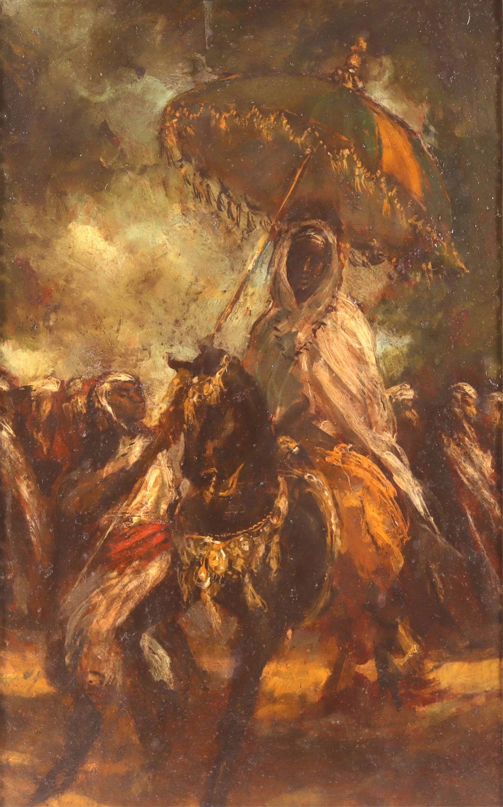 Attr. Stuart Church, Aftr. Delacroix, Man on Horse (1 of 5)