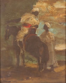 Attr. Stuart Church, Aftr. Delacroix. Greeting Man