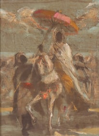 Attr. Stuart Church, Aftr.  Delacroix, White Horse