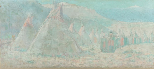 Edwin Willard Deming - The Medicine Lodge, O/C