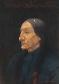 Edwin Willard Deming - Head of Indian Chief, O/C