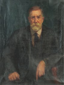 Marion Baar Stanfield - Portrait Pastor Wright O/C