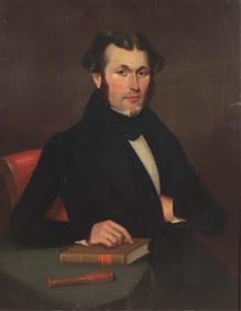 Continental School Portrait of a Doctor, 19th C.