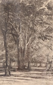 Francis Seymour Haden - Kensington Gardens