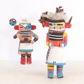 Two Native American Hopi Kachina Dolls