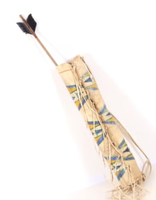 18th - 19th C, Apache Indian Bow and Sheath