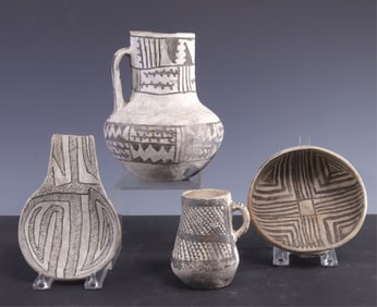 Four Anasazi Pottery Articles