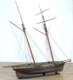 Large Scale Model of a Sailing Ship, circa 1910