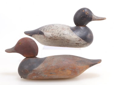 Two American Carved Duck Decoys E20