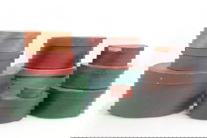 Assem. Group 10 Painted Round Pantry Boxes (1 of 7)