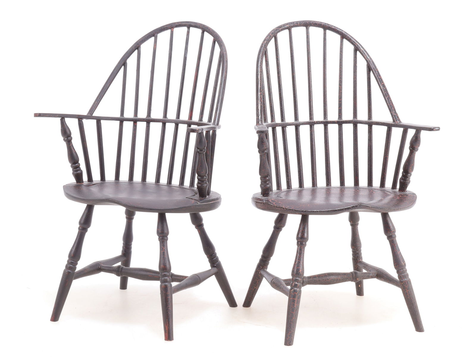 Pair Mini Windsor Armchairs (1 of 6)
