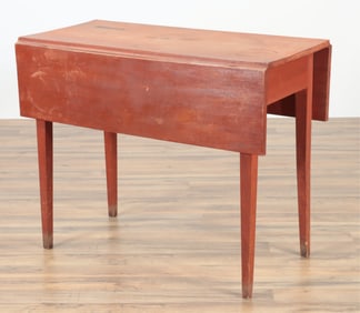 American Red Painted Pembroke Table