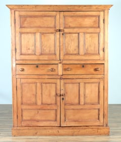 English Country Pine Cupboard