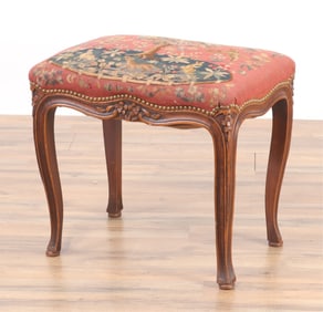 Louis XV Style Walnut Stained Tabouret