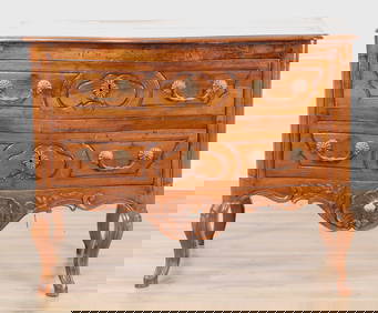 Louis XV Provincial Walnut Commode Mid 18th C. (1 of 14)