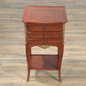 Louis XV Style Parquetry Side Table
