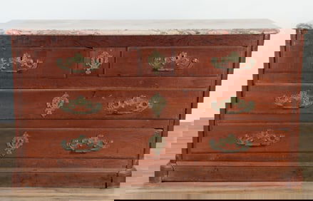 19th C. French Provincial Oak Dresser