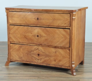 Louis Phillipe Three Drawer Commode