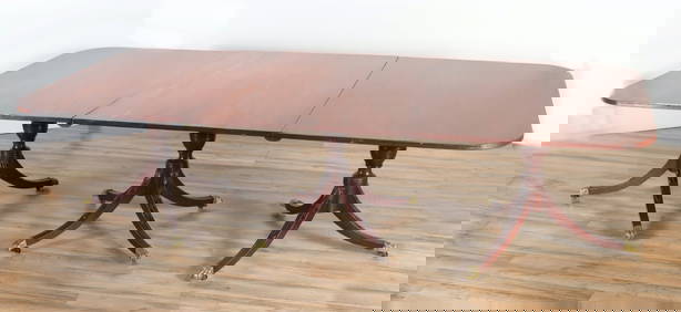George III Style Mahogany Dining Table (1 of 11)