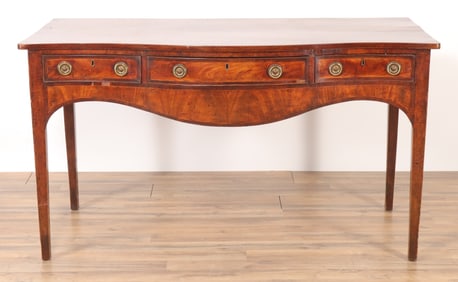 George III Inlaid Mahogany Server, 18th C.