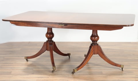George III Style Mahogany Dining Table