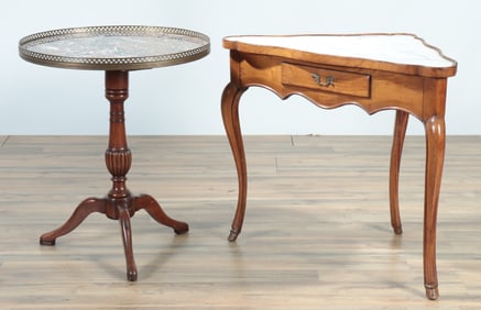 George III & French Provincial Style Side Tables