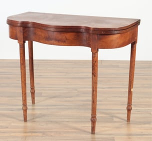 Late George III Mahogany Games Table