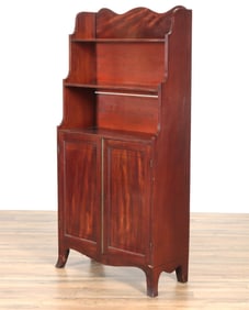 Late George III Inlaid Dwarf Bookcase, 19th C.