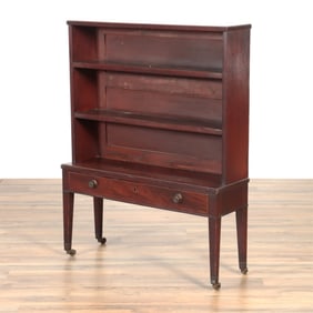 Regency Mahogany Dwarf Bookcase, 19th C.