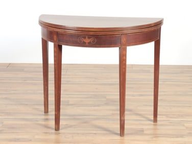 Federal Style Inlaid Mahogany Table