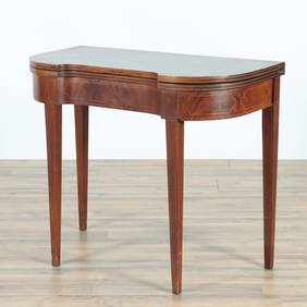 Federal Style Mahogany Games Table (1 of 8)