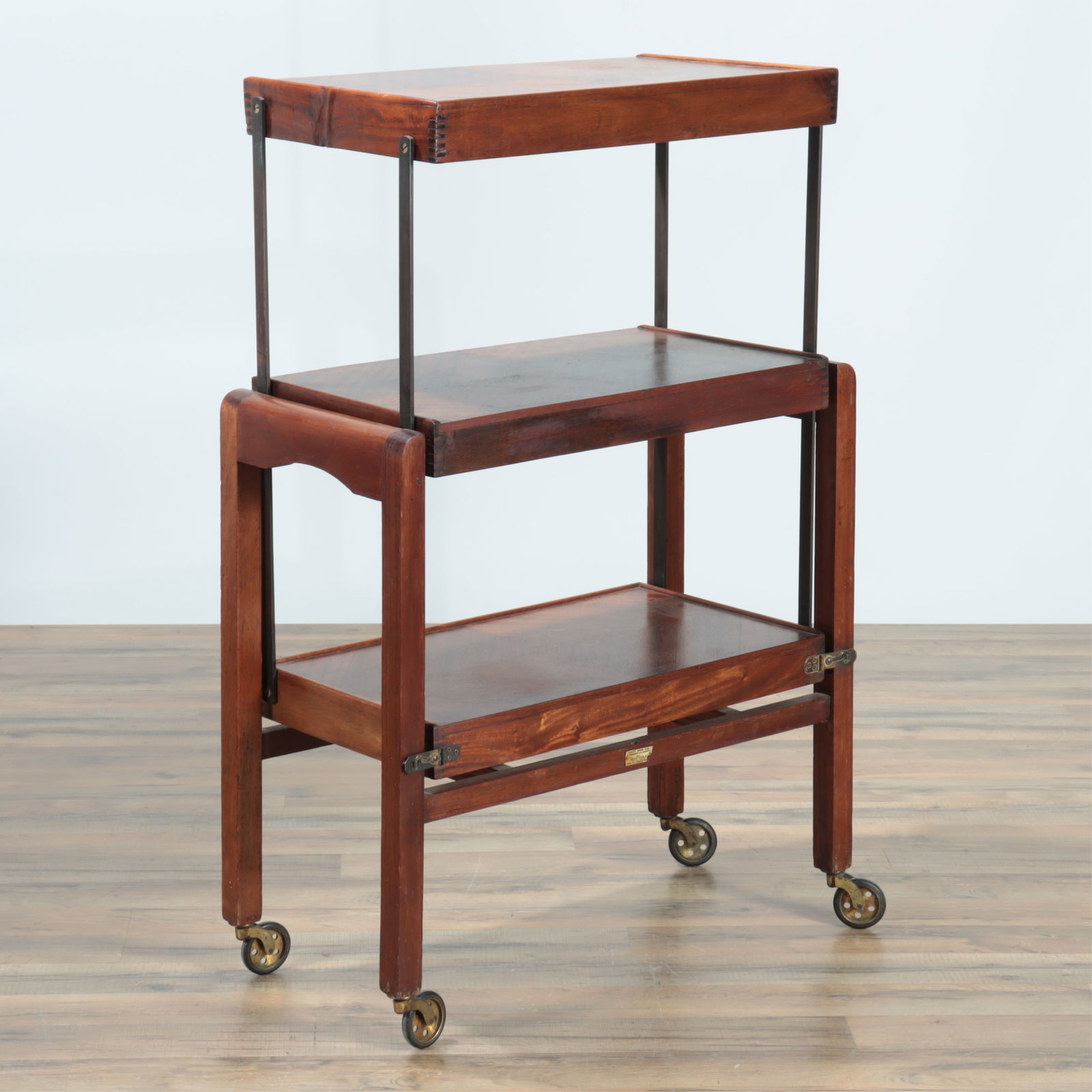 Edwardian "Adap-Table" Tiered Serving Trolley (1 of 6)
