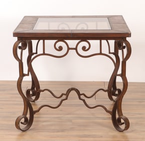 Thomasville Furniture Spanish Style End Table