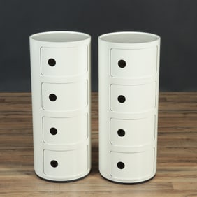 Pair Anna Castelli for Kartel Pedestal Cabinets