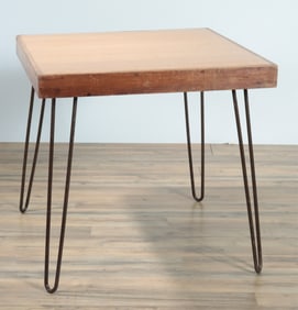 Mid Century Modern Umanoff Style Hairpin Table