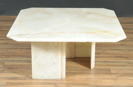 Italian White Onyx Low Table