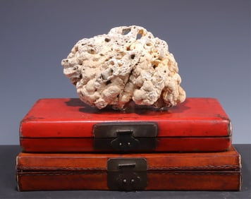 Gongshi Scholar's Rock and Chinese Boxes