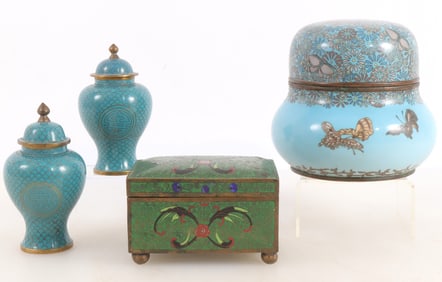 Group of Cloisonne Pieces