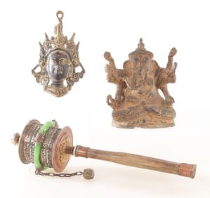 Group Asian Decorative Pieces