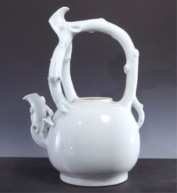 Large Celadon Porcelain Pitcher