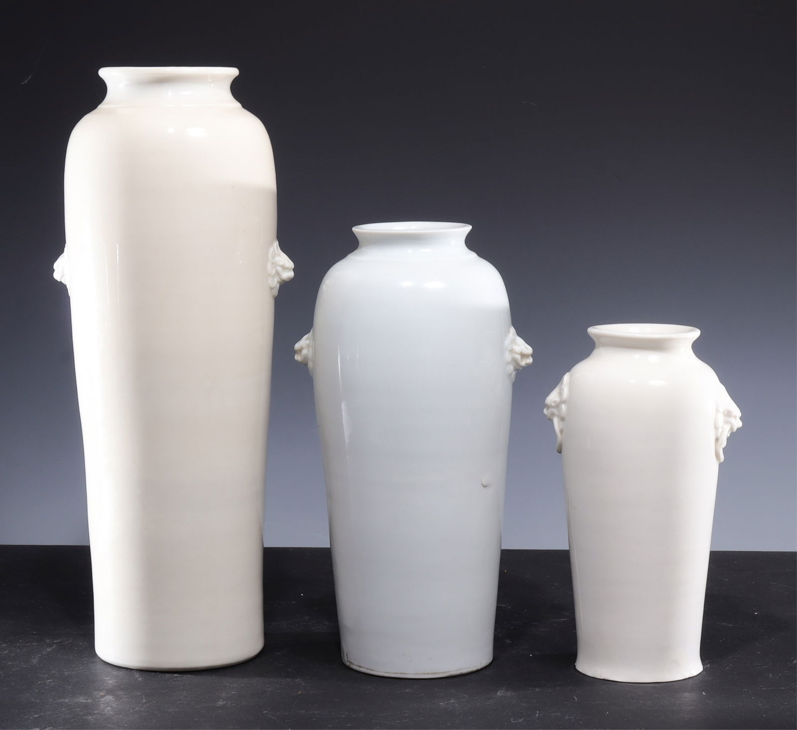 Three Blanc de Chine Kangxi Style Vasese (1 of 5)