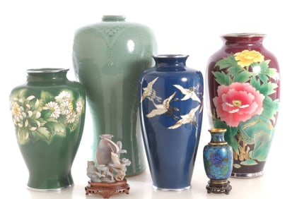 Group of Japanese Vases