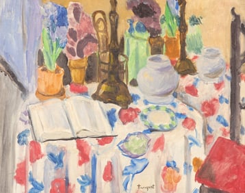 20th Century Still Life O/C, Signed Turnquist