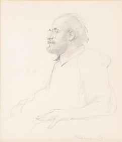 Burton Silverman - Bearded Man