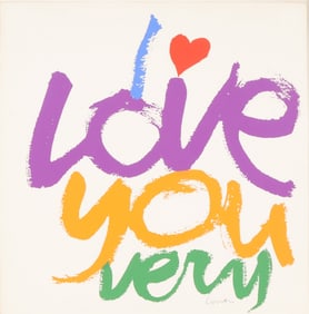 Sister Corita Kent - I Love You, Very