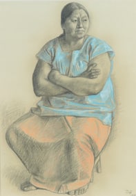 Francisco Zuniga - Seated Woman with Arms Crossed