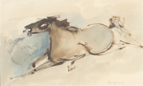 John Chin Young - Galloping Horse - W/C